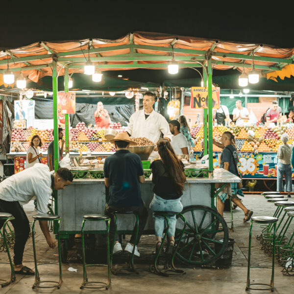 Venditori di Lumache in Jemaa el-fnaa